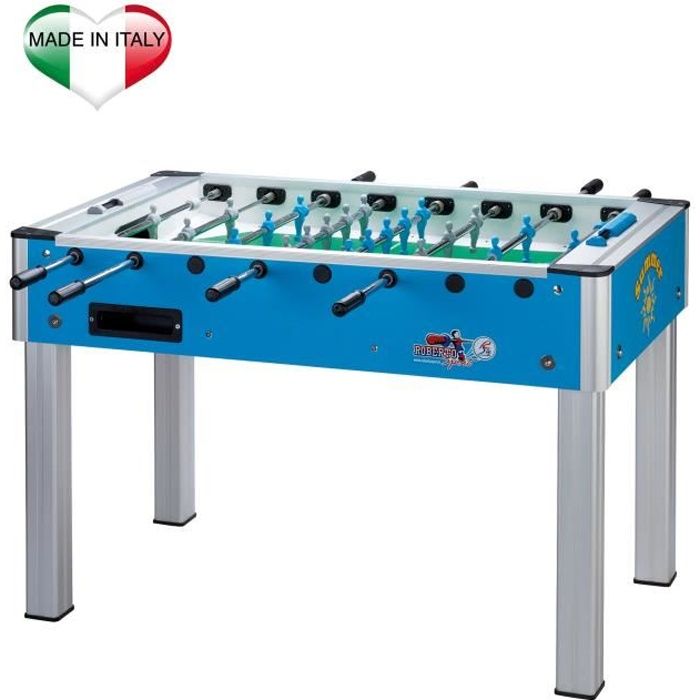 ROBERTO SPORT - NEW SUMMER - Baby foot extérieur - barres télescopiques - Turquoise - réf RB-NEWSUMMERFREE