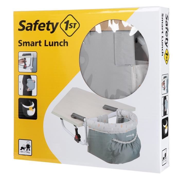 SAFETY FIRST Rehausseur De Chaise Smart Lunch Warm Gray
