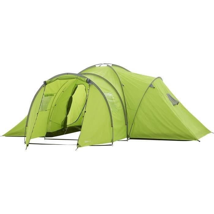 Tente de camping tunnel 8 places SURPASS SURPTENT802 Vert et Gris