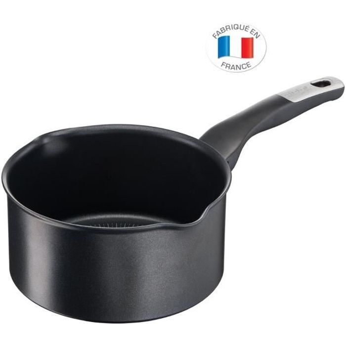 TEFAL G2552802 Casserole 16 cm (1,5 L) UNLIMITED - Tous feux dont induction - Fabrication française - Noir
