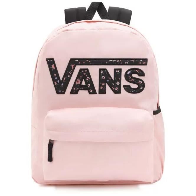Vans Realm Flying V Backpack Powder Pink Femme Sac à dos rose clair