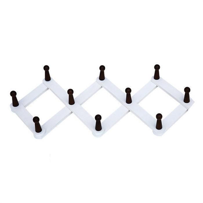 Porte-manteau En Bois Avec 13 Pinces à Vêtements, Porte