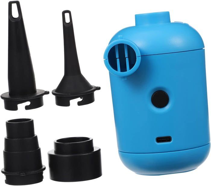 Pompe à Air électrique Portable USB - 4000mAh, 280L/min, Pour Bateau, Matelas, Piscine
