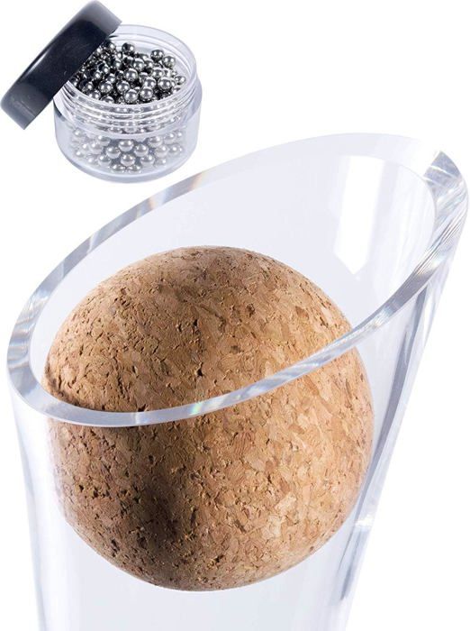 Bouchon Boule En Liège Pour Carafe à Vin - Portable Réutilisable Étanche - WEKADRIN (Jaune) - 3