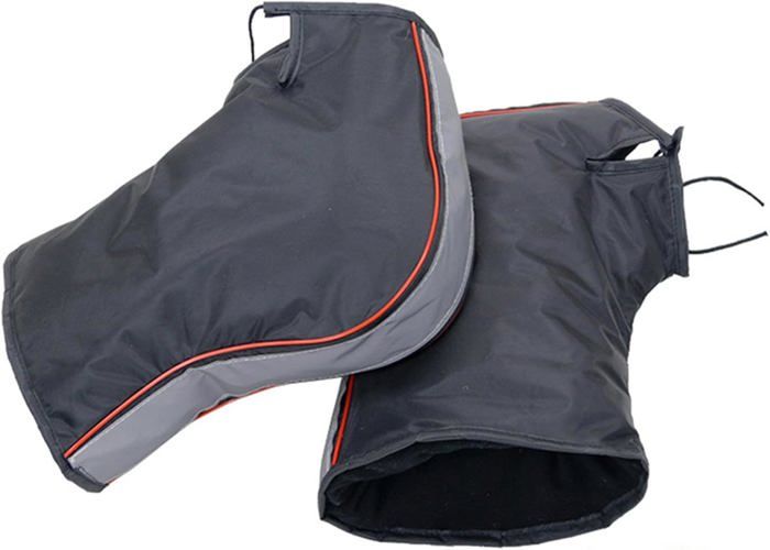 Gants de Guidon de Moto Universel Hiver Imperméables Manchons Gant