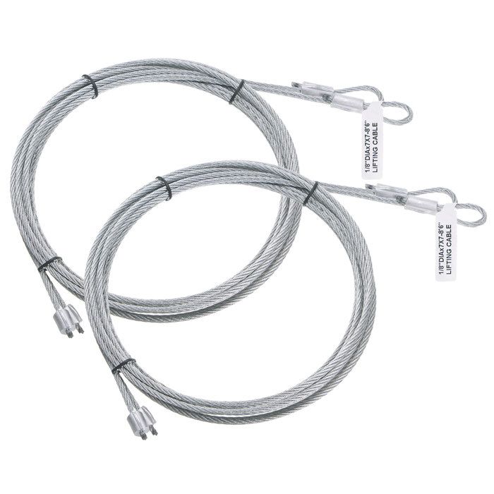 Fil De Porte De Garage SOURCING MAP 3mm Diamètre 3m Longueur Câble