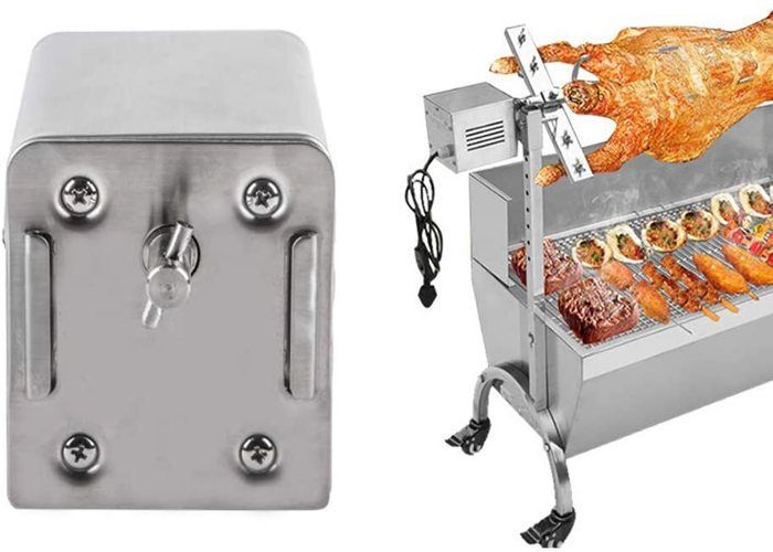 Moteur De Barbecue électrique 1,5V - Pour Faire Tourner Les Broches - Vitesse 3-3,5 Tr/min - Alimentation Par Pile D - Rotation Horaire/antihoraire - 12