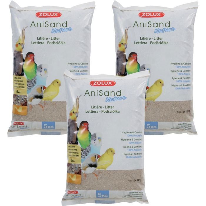 Meilleurs prix pour Litière Sable Anisand Nature (Lot De 3)