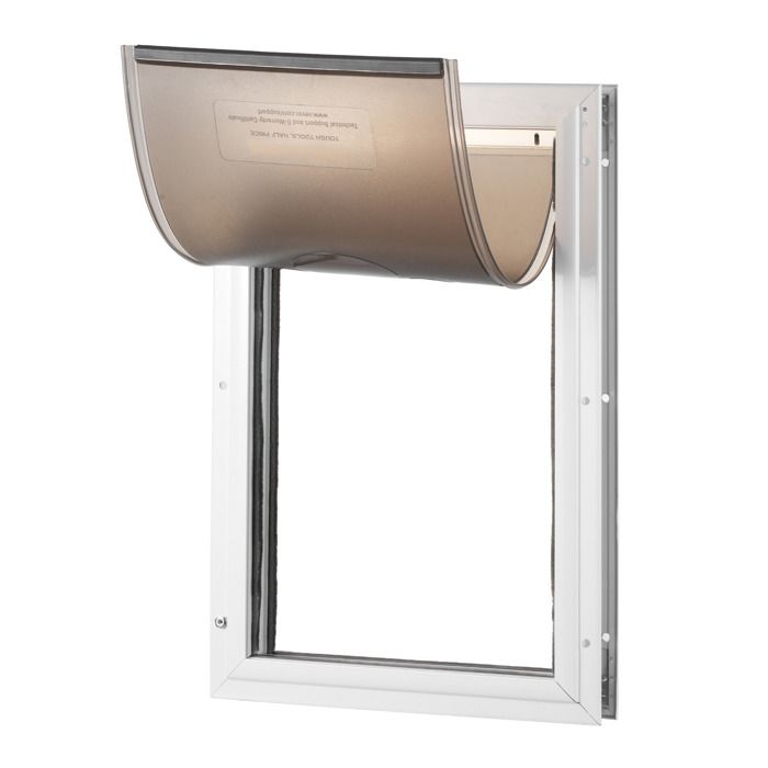 Chatière pour Animaux - DUOKU - CWM01-M - Aluminium - 113 x 1602 - Résistante aux Intempéries