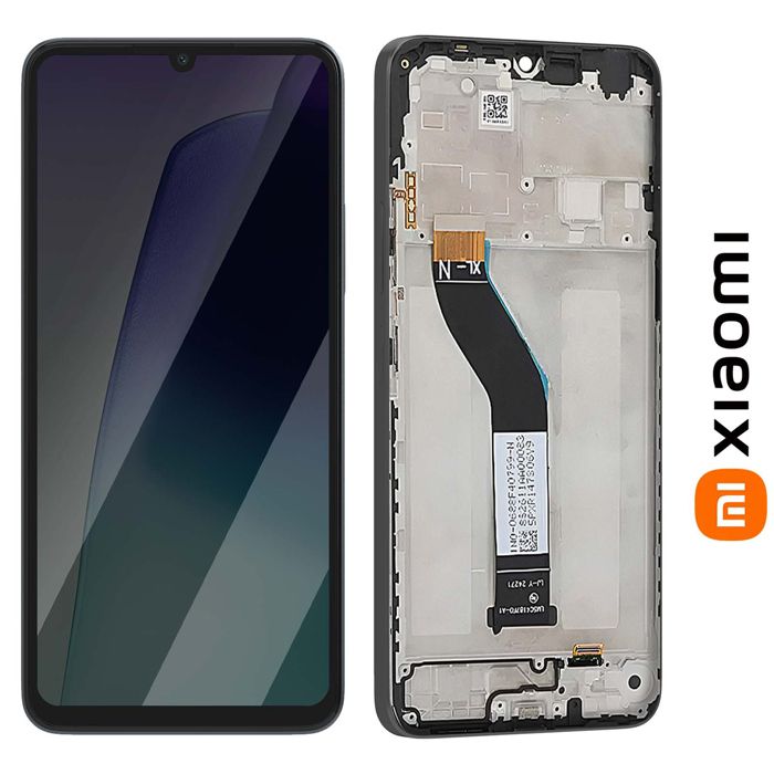 Écran Complet Original Redmi 14C Afficheur LCD avec Vitre Tactile et Châssis Xiaomi