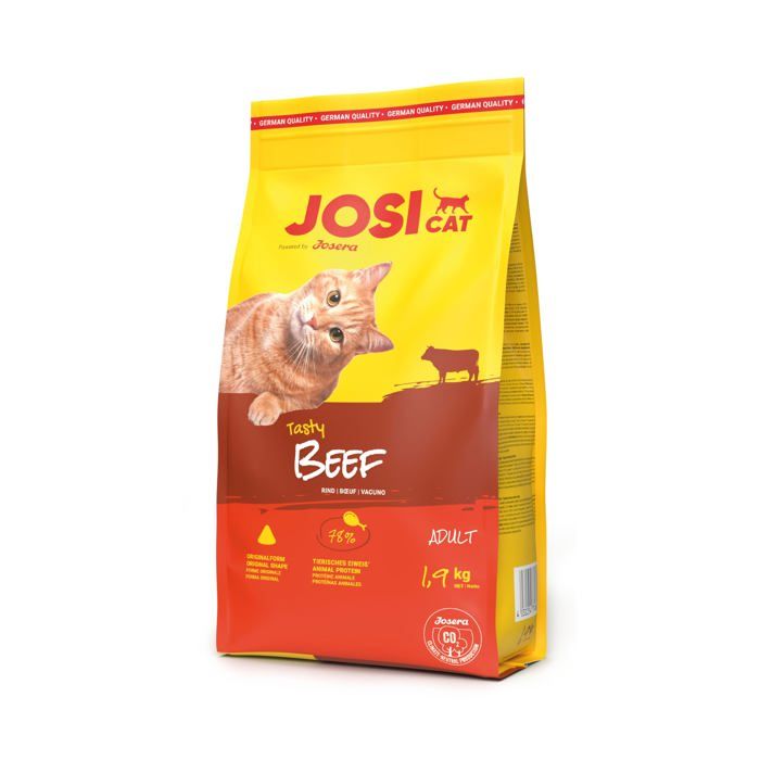 Comparer les prix de Croquettes pour chats adultes - JosiCat - Bœuf savoureux - 19 kg - Sans blé - Sans soja - Sans conservateur