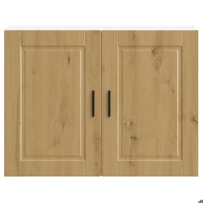Moderne Placard mural cuisine SWEETY Cabinet cuisine Porto chêne artisanal bois ingénierie 80x31x60 cm BB878