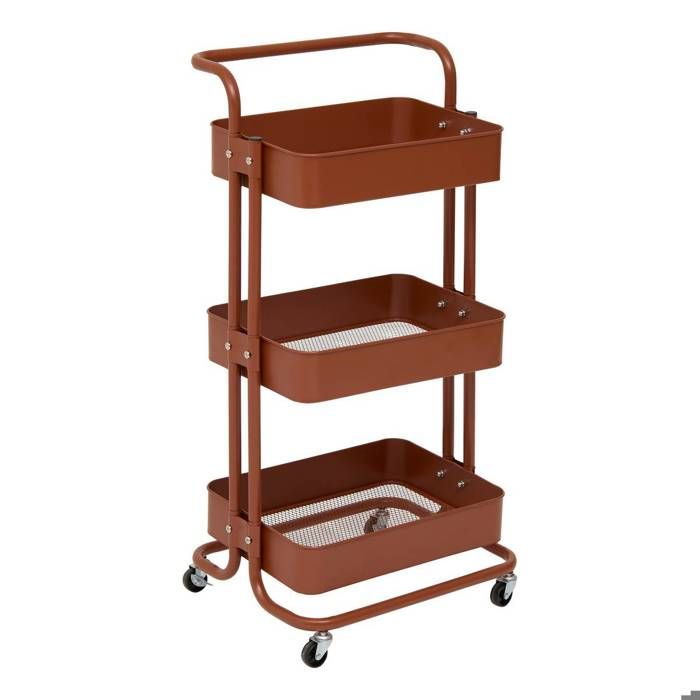Desserte Color edition 3 niveaux 45x365x86cm marron Desserte Color edition 3 niveaux 45x365x86cm marron