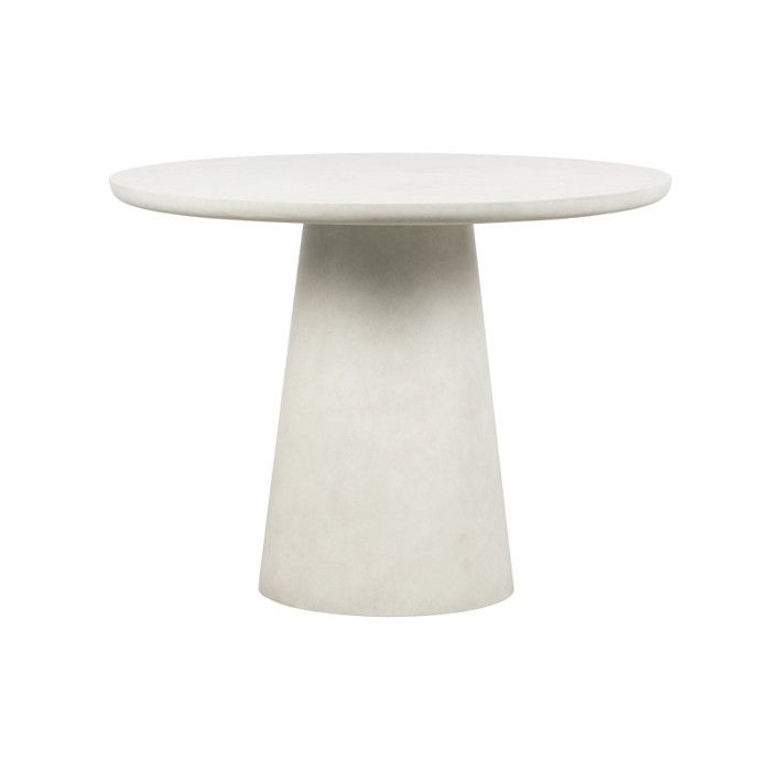 Table à Manger - Meubles&Design - Table à manger ronde 100cm effet béton JESSI Table à Manger - Meubles&Design - Table à manger ronde 100cm effet béton JESSI