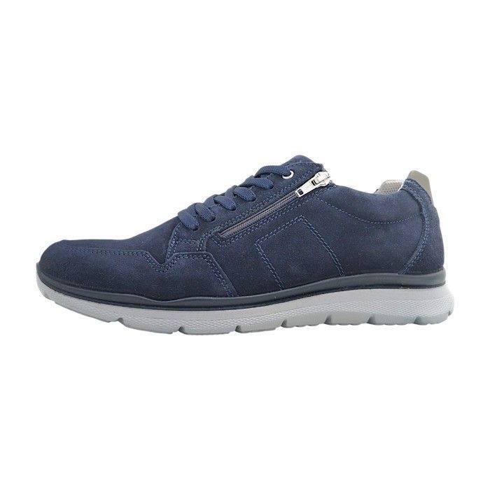 Hommes Ara chaussure à lacets sportive  Textile Lacets Plat - bleu/anthracite 22