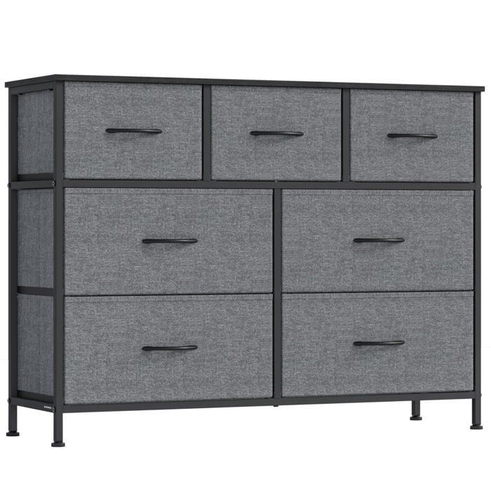BELLAH Collection - Commode Meuble de Rangement pour Chambre Couloir Entrée Salon Cadre en Acier 7 PETIT MEUBLE DE RANGEMENT