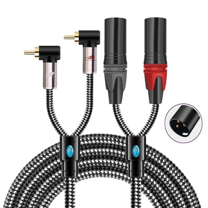 Cavo Audio Belkin 2 RCA A 2 RCA Placcato Oro – 1,8 Metri (6 Piedi), Nero