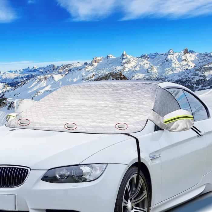 Couverture anti-neige pour vitres de voiture, pare-brise de voiture, pare- brise avant anti-neige