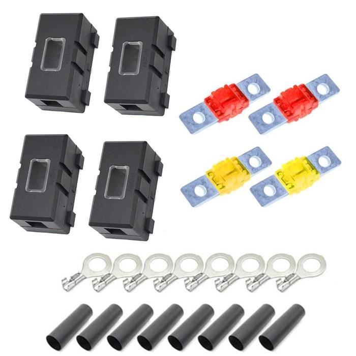 Bloc Fusible Ans Lot 6 Porte-fusibles Midi 6 Fusibles 40A-60A - Pour Auto, Camion, Camping-car Fusible Mega Pour Camion Bus Caravan