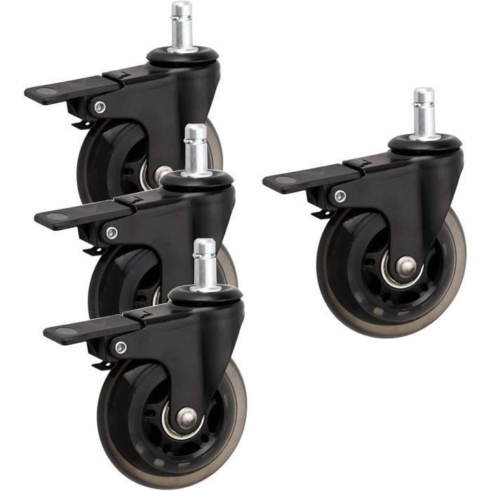 Chaise pivotante | Freins sur les roulettes | Trous de drainage | Hauteur réglable