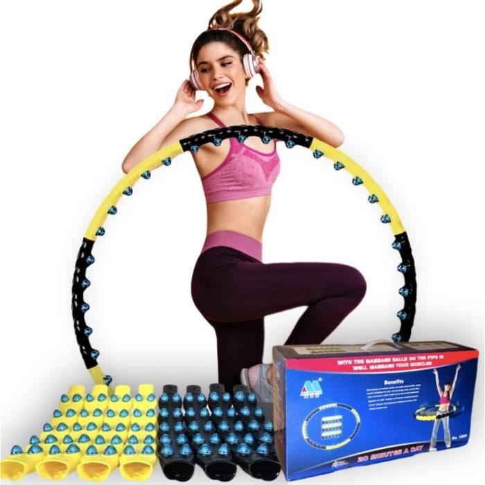Hula Hoop Hoopomania Pour Maigrir - Ceinture Abdominale Néoprène Pour Débutants - Protection Contre Les Bleus