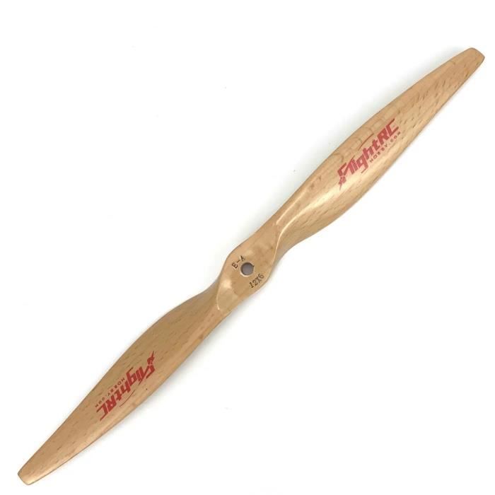 Deco 79 Hélice d'avion en Bois à 2 pales, décoration Murale avec détails d'aviation, 121,9 x 5,1