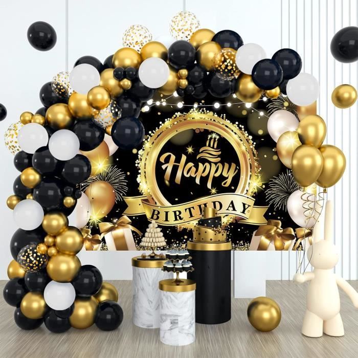 Décorations De Fête D'Anniversaire Musicale Pour Homme Et Femme, Kit De