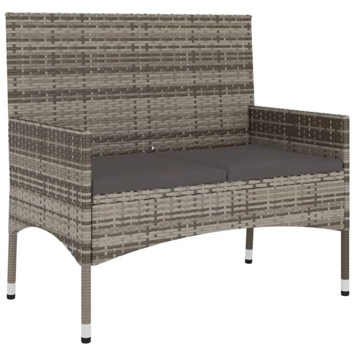 Banc de jardin 90 x 51 x 85 cm meuble de patio dextérieur terrasse