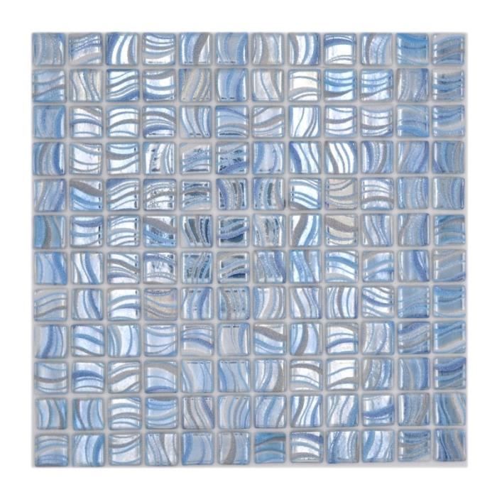 Carreau de mosaïque Mosaïque de piscine Mosaïque de piscine bleu