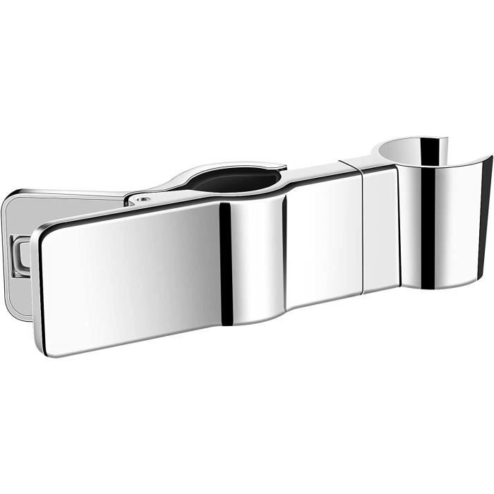 Support De Douchette Articulé En Laiton Chromé - Fixation Murale Square 1000x1000