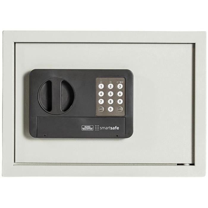 Coffre-fort à fixer BURG-WÄCHTER SMART SAFE 20 E - Serrure électronique programmable - avec serrure 