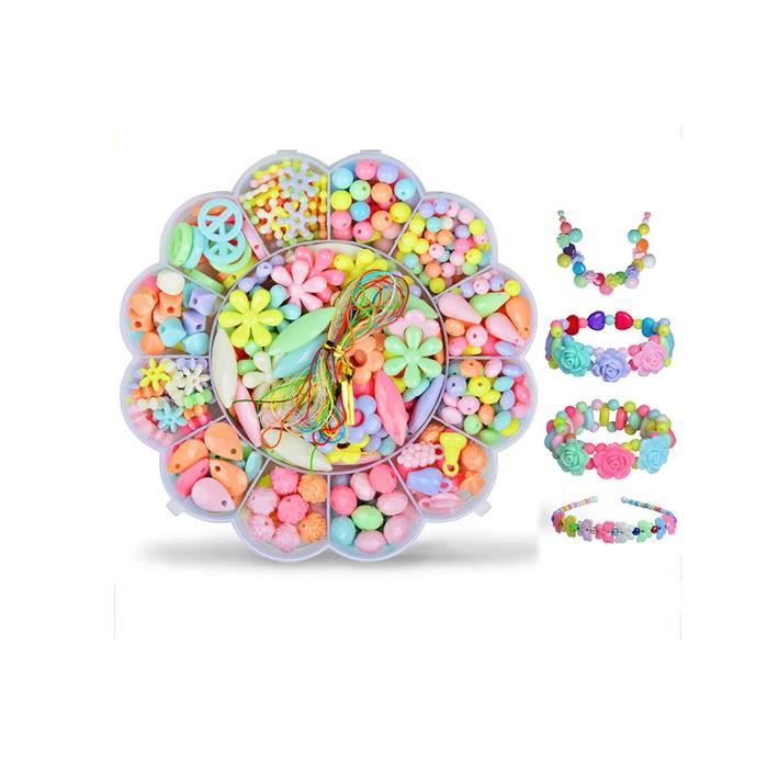 VFANDV Perles pour Bracelet, 4600Pcs DIY Perle pour Bracelet Kit Perle  Bracelet Perles pour Bijoux, Kit Bracelet pour Adulte Enfant : :  Jeux et Jouets