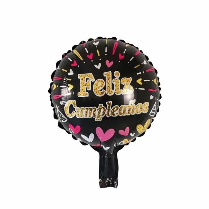 50pcs 10 Pouces Espagnol Joyeux Anniversaire Ballons De Fete Feliz Cumpleanos Baloes Decorations D Style 31 50pcs 10inch Cdiscount Maison