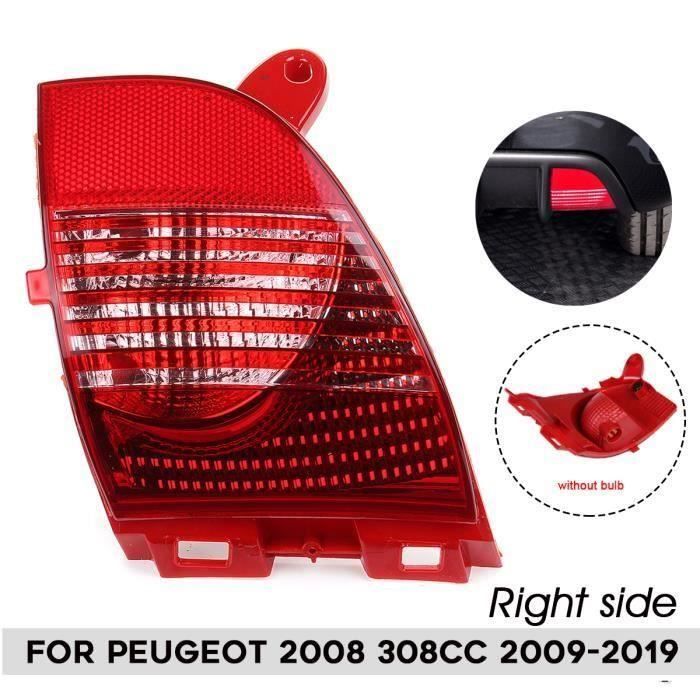 Feu Arrière de Pare-chocs Pour Peugeot 308CC- 2008 2009-2019 Convertible Droite Bo51611
