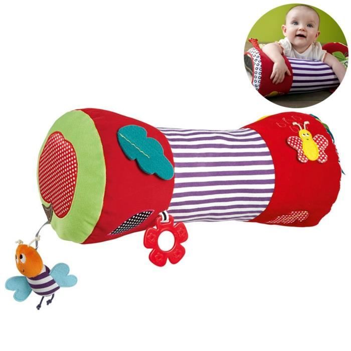 Tapis D Eveil Bebe Ramper Rouleau Bebe Doux En Peluche Oreiller Roulant Bebe Fitness Jouet Sport Doux Spongieux En Type Rouge Cdiscount Puericulture Eveil Bebe