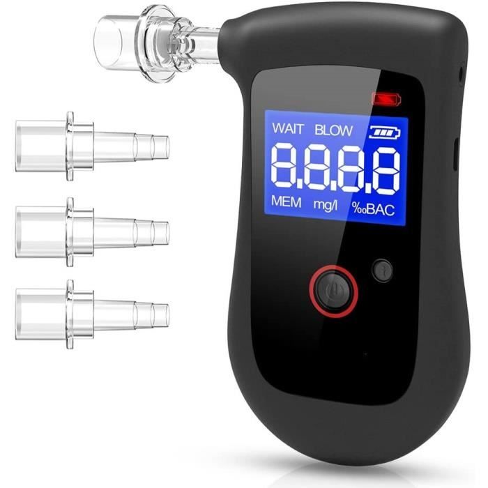 Photo de alcootest-ethylotest-numerique-topelek-rechargeable