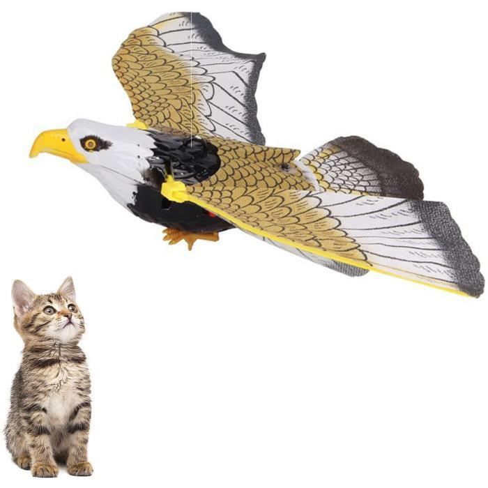 Jouets électriques pour oiseaux pour chats, jouets interactifs pour chaton, jouets d'entraînement intelligents avec fil