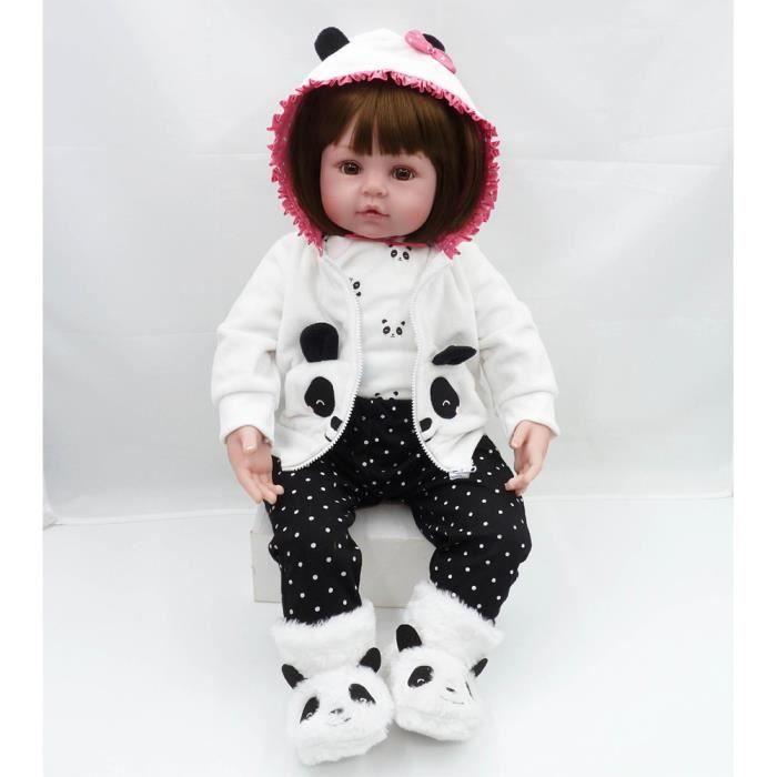 Poupee Reborn 47cm Bebe Fille Poupees Doux Silicone Reborn Cadeaux De Jour Pour Enfants Jouets Bed Time Plamate Yeux Marrons Cdiscount Jeux Jouets Poupee Reborn 47cm Bebe Fille Poupees Doux Silicone Reborn Cadeaux De Jour Pour Enfants Jouets Bed Time Plamate Yeux Marrons Cdiscount Jeux Jouets