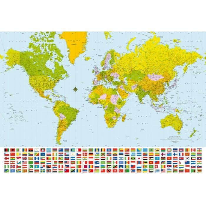 Papier Peint World Map Photo Papiers Peints De Photos