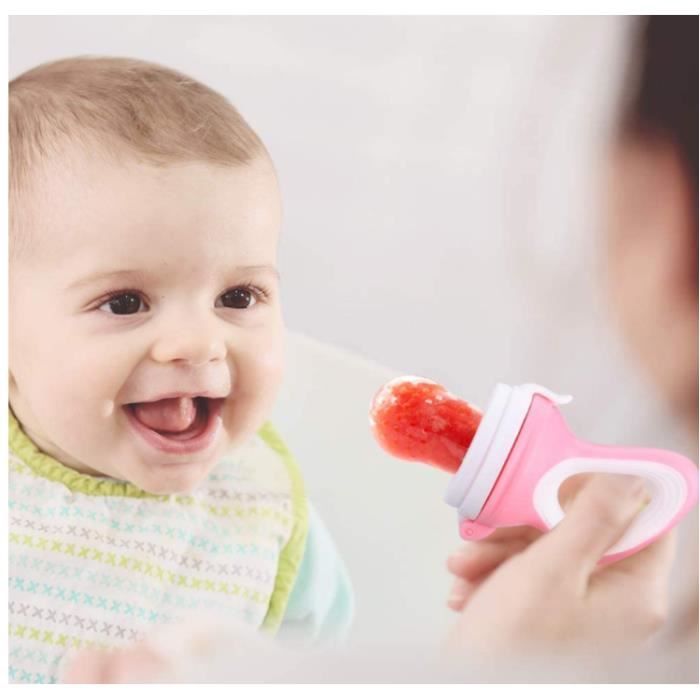 3 Sucettes Pour Bebe Anneau De Dentition Pour Bebe Sans Bpa Sucette De Fruits Avec Attache Tetine Rose Cdiscount Puericulture Eveil Bebe