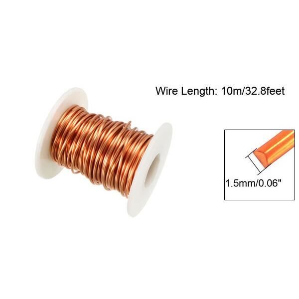 Fil de cuivre émaillé 0.1mm 15m