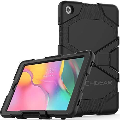 Bleu Haute Protection Anti-Choc avec Support Amovible Compatible pour Samsung Galaxy Tab A 10.1 2016//2018 S/éries SM-T580 TECHGEAR/® G-Shock /Étui pour Galaxy Tab A 10.1 2016//2018 Coque Rigide