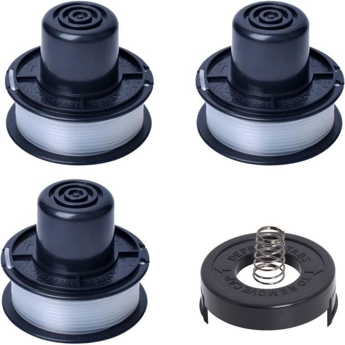 Bobine Et Fil Pour Débroussailleuse Black & Decker – Alimentation Automatique, 1,5 mm, 10 m, Compatible Reflex BCSTA536
