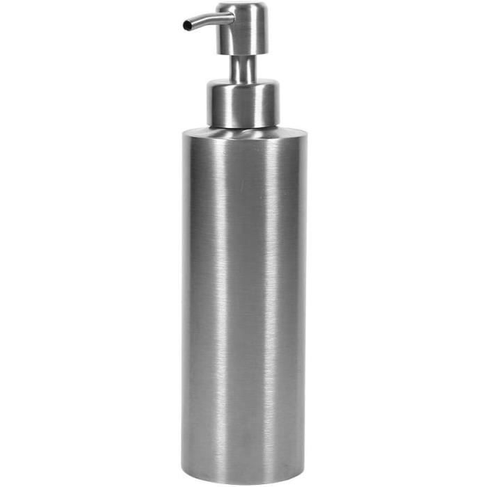 Distributeur De Savon Rechargeable En Acier Inoxydable - Pour Voyage Ou Salle De Bain