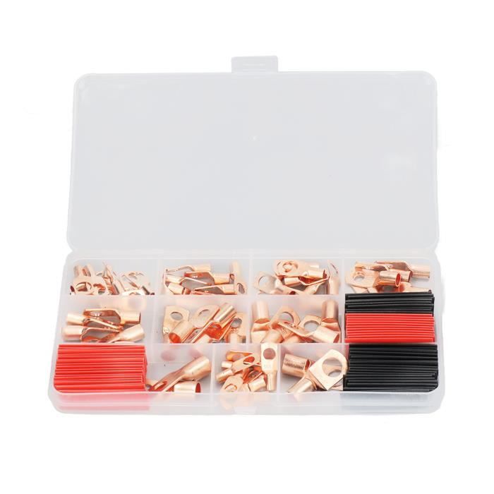 Candeon Kit 250 Pièces Virolles De Fil Connecteurs Cuivre - Sertissage Électrique Professionnel