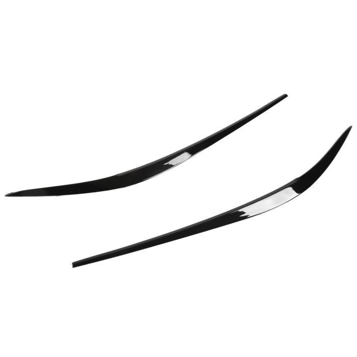 Garniture De Phare Avant Sourcil Pour Audi A3 8P (2004-2013) - Noir, ABS, Kit De 2 Pièces - Pour Personnalisation Look Sportif