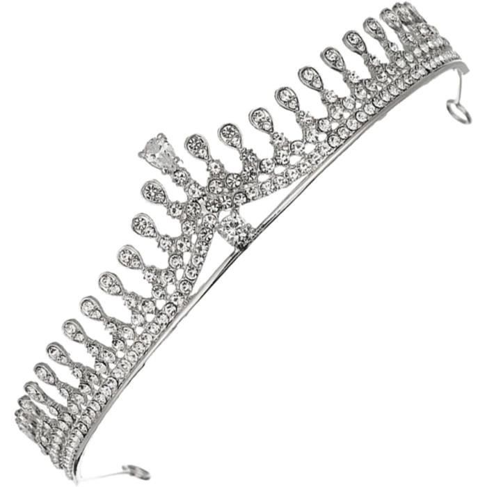 Boucles D'oreilles Cerceaux Plaqué Or Rose 14 Carats - Simili Diamants 2 Carats - Neuf Sans Emballage