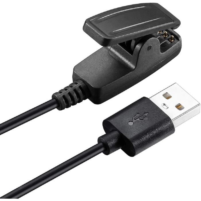 USB Chargeur Alimentation pour Garmin Approach G10 S20 Vivomove HR et  Garmin Forerunner 735XT 35 230 235 630 645 Music