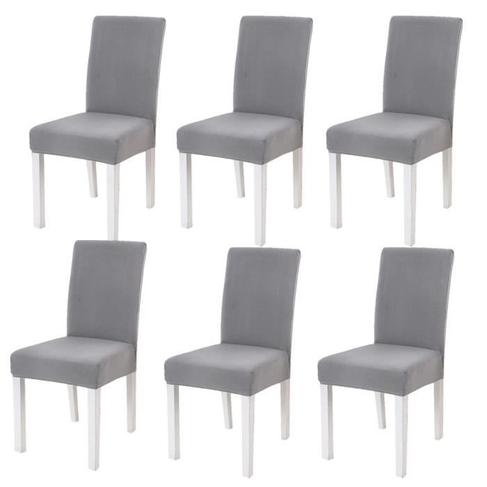 Housse de chaise, gris clair