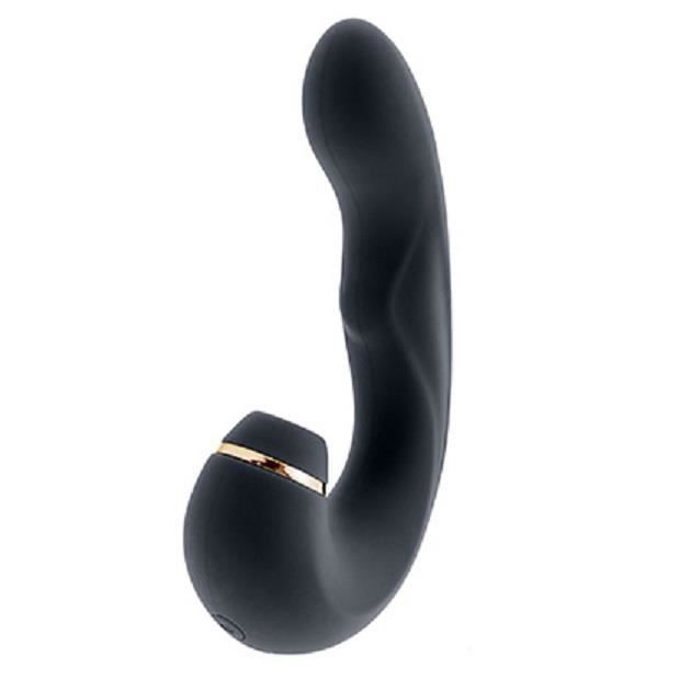 vibromasseur en silicone Vibromasseur Silicone Triple Stimulation Avec Télécommande main image 1